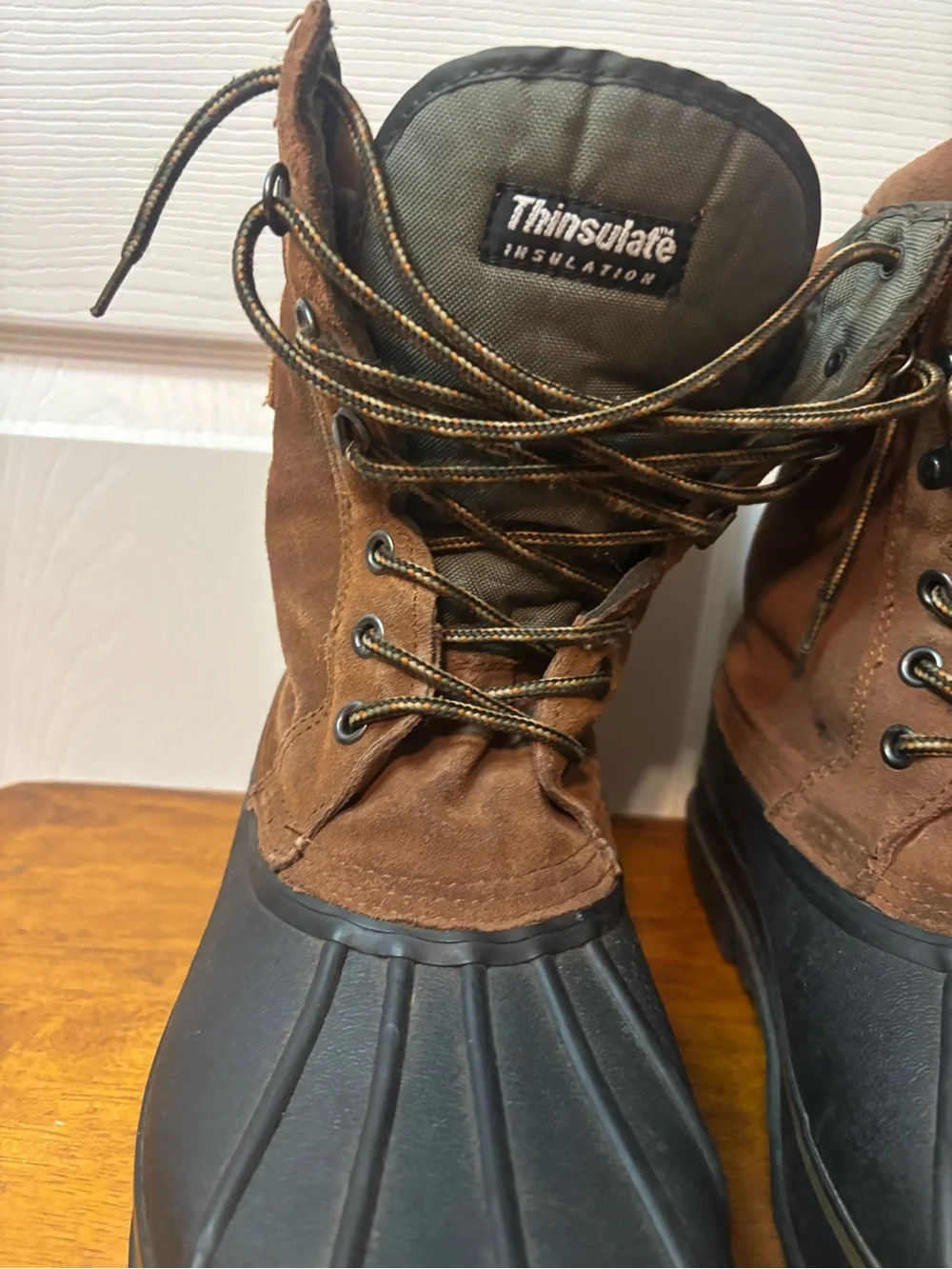 Tingley Brown and Black Size 11 Men's Waterproof Winter Boots/Duck Boots